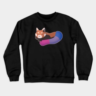 Bisexual Pride Red Panda Crewneck Sweatshirt